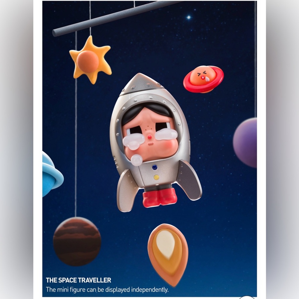 POPMART - BRAND NEW - Crybaby Crying to the Moon - The Space Traveller